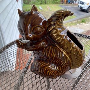 1950's West Virginia Made Clay Squirrel Planter Vase
MCM Cameron